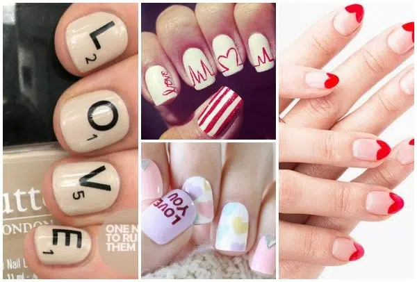romantika nail art gia tin imera tou agiou valentinou