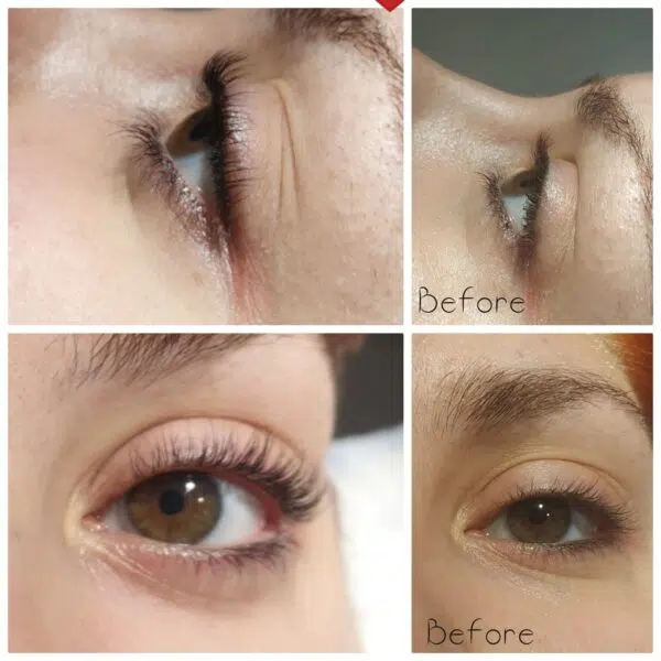 Βλεφαρίδες Lash Lift - Πριν και Μετά Lash Lift βλεφαρίδων πριν και μετά