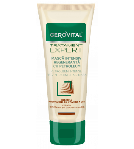 Gerovital μάσκα μαλλιών αναδόμησης με πετρέλαιο και κερατίνη 150ml