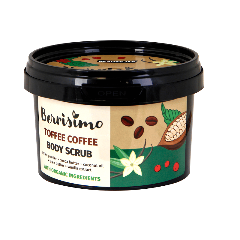 Beauty jar berrisimo “TOFFEE COFFEE” body scrub 350g