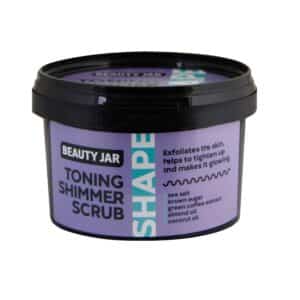 Beauty jar SHAPE scrub τόνωσης με shimmer κατά της κυτταρίτιδας 380g