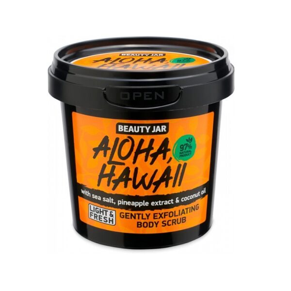 Beauty jar “ALOHA HAWAII” αναζωογονητικό scrub προσώπου και σώματος 200g