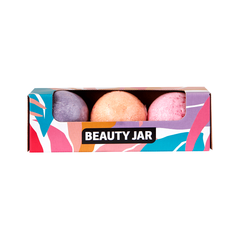 Beauty jar gift set bath bombs 3x115g