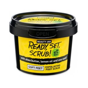 Beauty jar “READY, SET, SCRUB!” foot scrub 135g