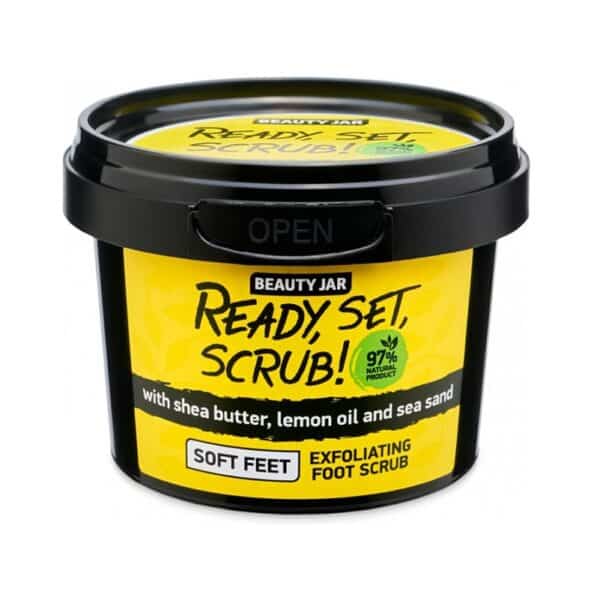 Beauty jar “READY, SET, SCRUB!” scrub ποδιών 135g