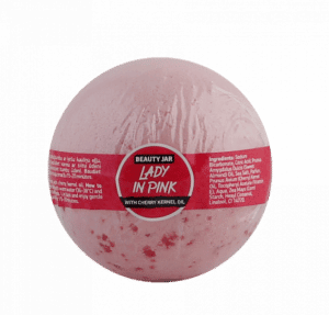 Beauty jar “LADY IN PINK” bath bomb 150g