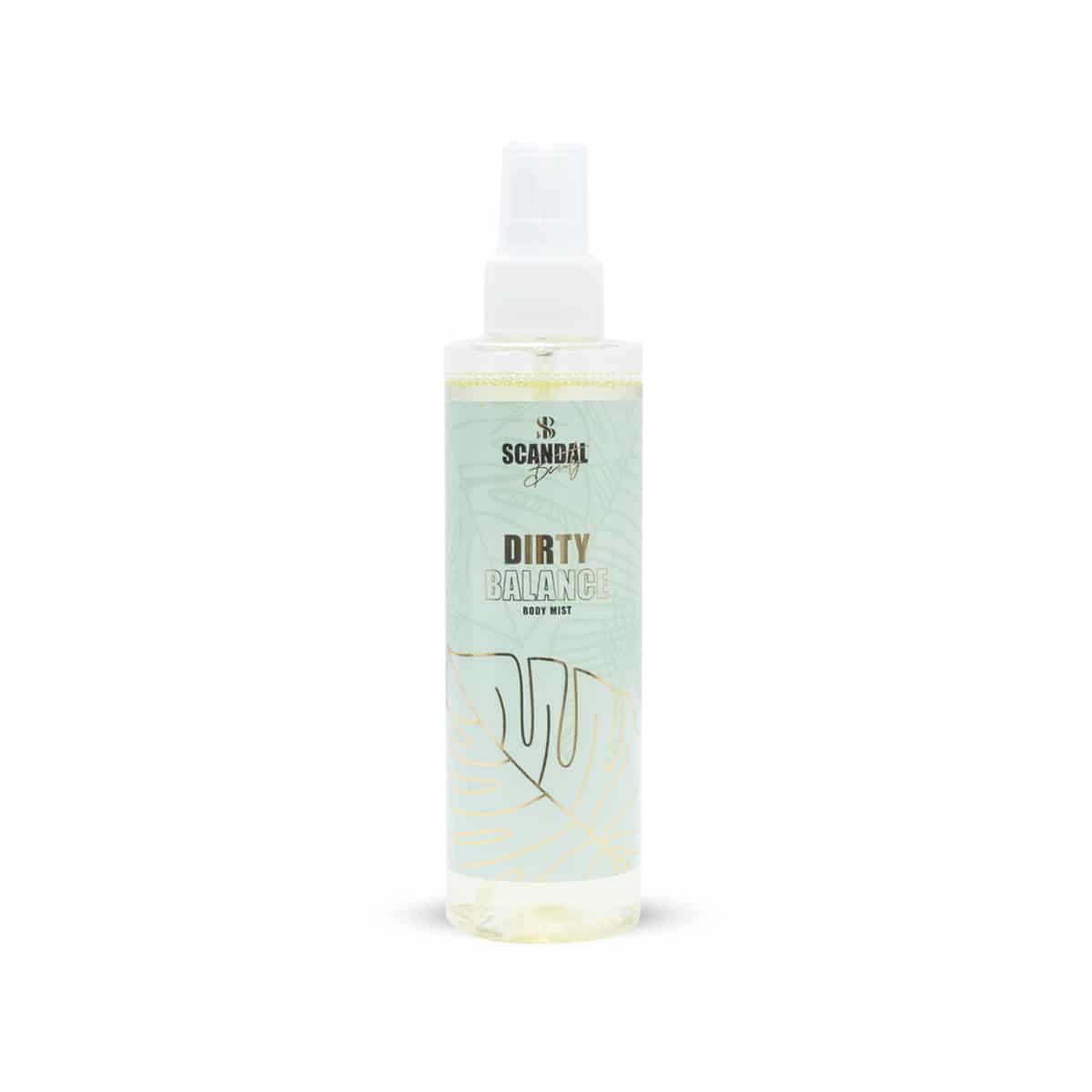 Scandal beauty body mist DIRTY BALANCE with banana coconut scent 200ml