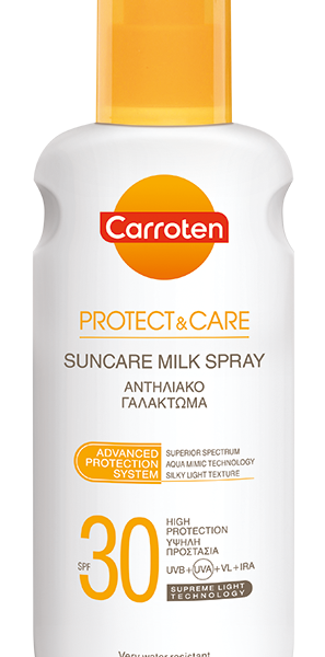 Carroten αντηλιακό γαλάκτωμα protect and care SPF 30 200ml