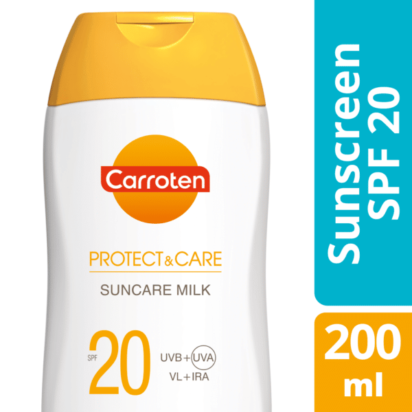Carroten protect and care αντηλιακό γαλάκτωμα SPF20 200ml