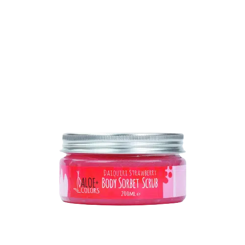 Aloe plus daiquiri strawberry sorbet body scrub 200ml Aloe Plus daiquiri strawberry sorbet body scrub 200ml