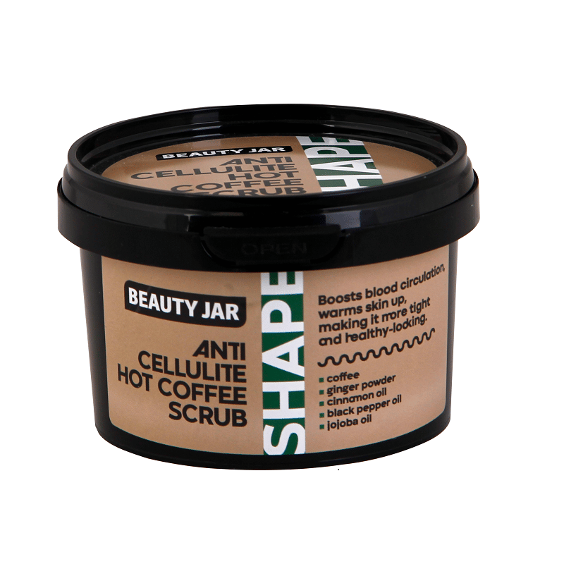 Beauty Jar “ANTI-CELLULITE HOT COFFEE SCRUB” hot scrub με καφέ κατά της κυτταρίτιδας 250g