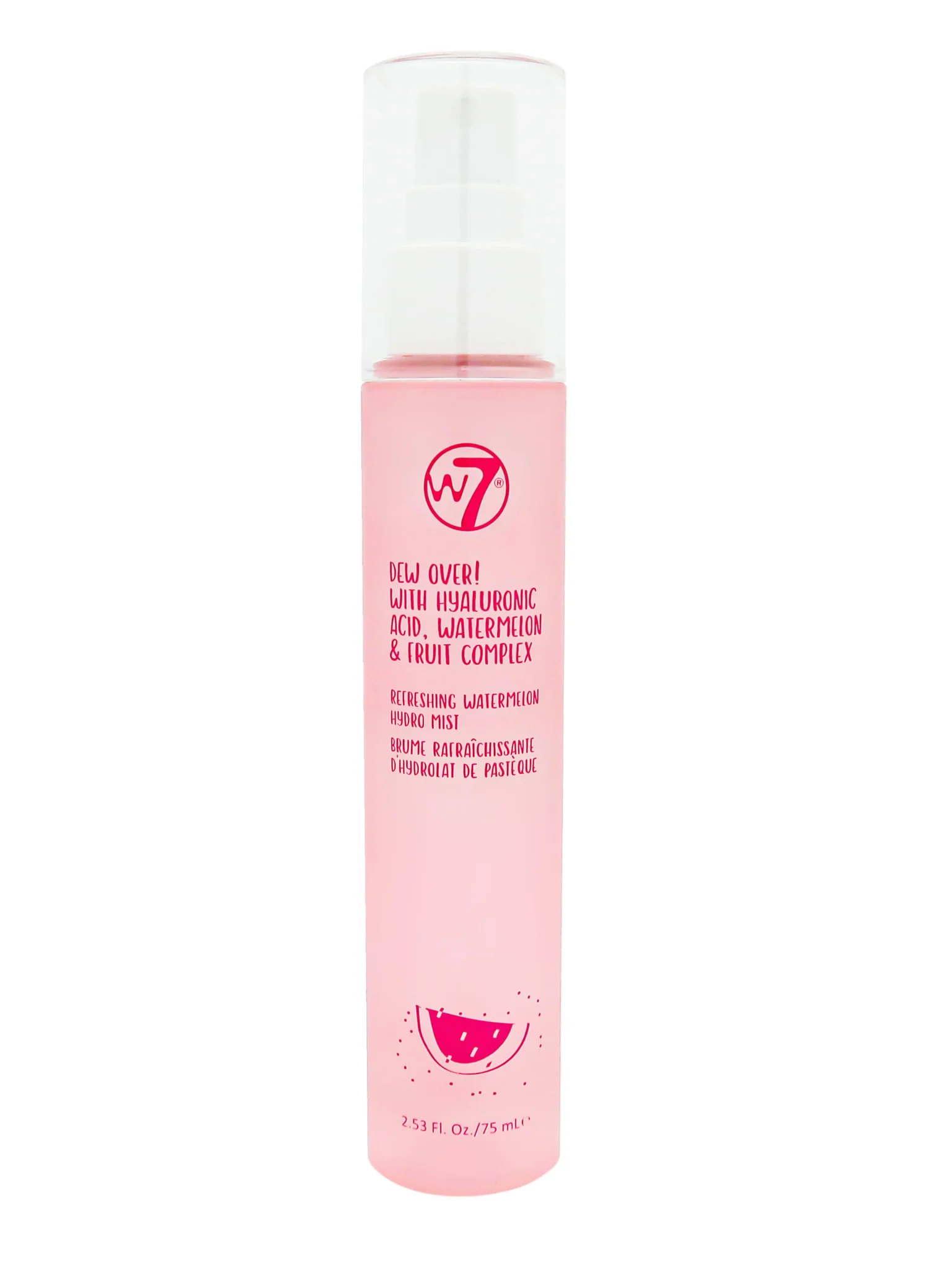 W7 dew over! hydrating face and body mist 75ml