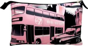 W7 large cosmetic london scene bag