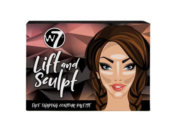 W7 lift and sculpt face shaping contouring palette 21g