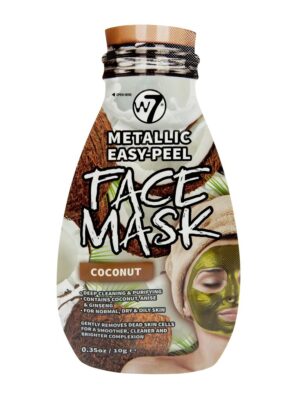 W7 metallic easy-peel coconut face mask 10g