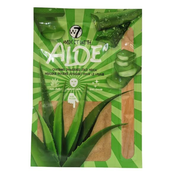 W7 mix it with aloe soothing powdered face mask