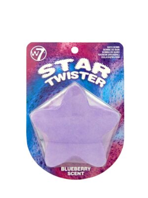 W7 star twister bath bomb blueberry 100g