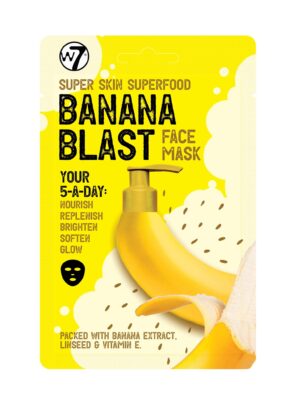 W7 super skin superfood banana blast face mask 18g