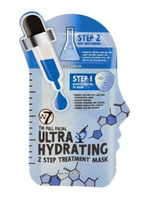 W7 ultra hydrating 2 Step treatment face mask 23g