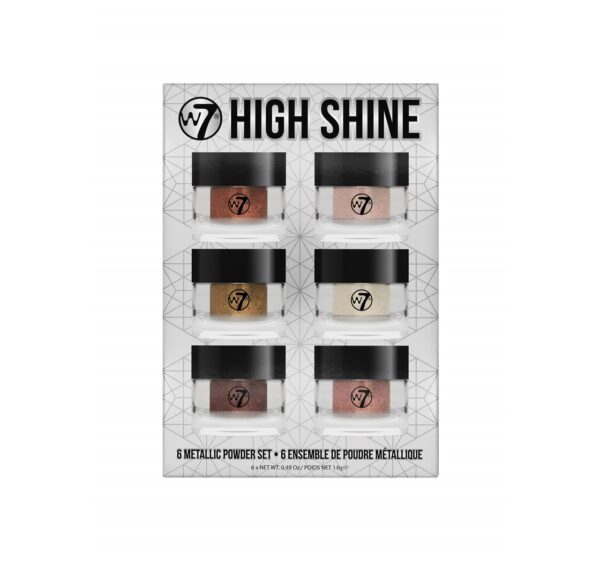 W7 high shine! 6 metallic powder gift set