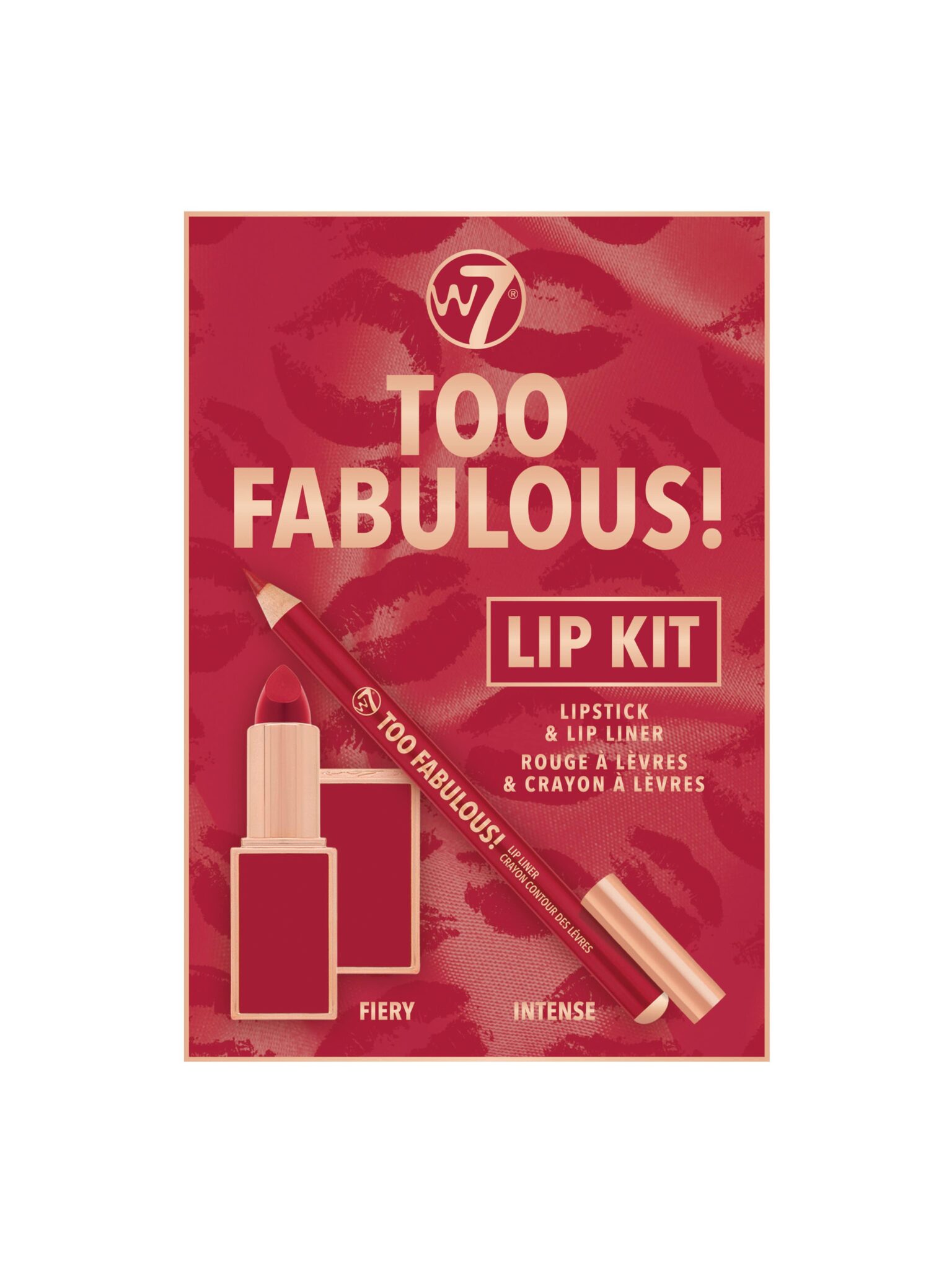 W7 too fabulous lip kit