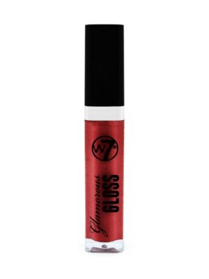 W7 glamorous lip gloss 01 red carpet red