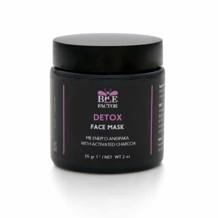 Bee Factor detox face mask with activated charcoal 75g