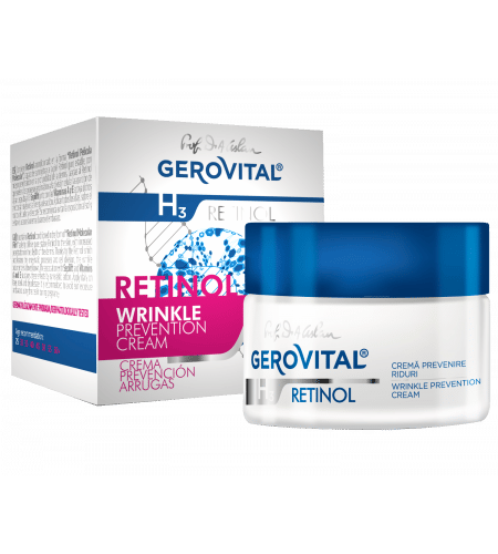 Gerovital κρέμα πρόληψης ρυτίδων με ρετινόλη 50ml