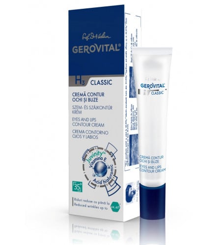 Gerovital θρεπτική κρέμα ματιών και χειλιών 15ml