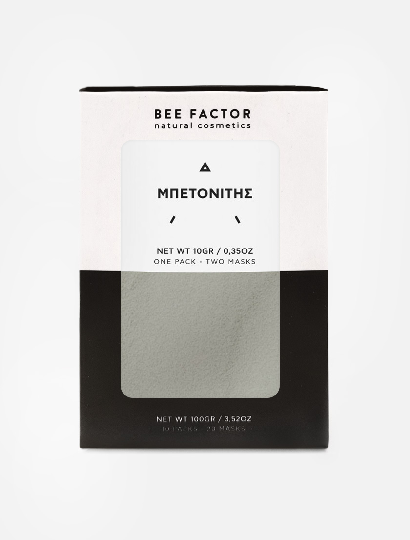 Bee Factor μάσκα προσώπου μπετονίτης 10g