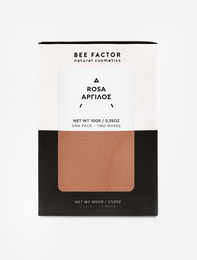 Bee Factor μάσκα προσώπου rosa άργιλος 10g