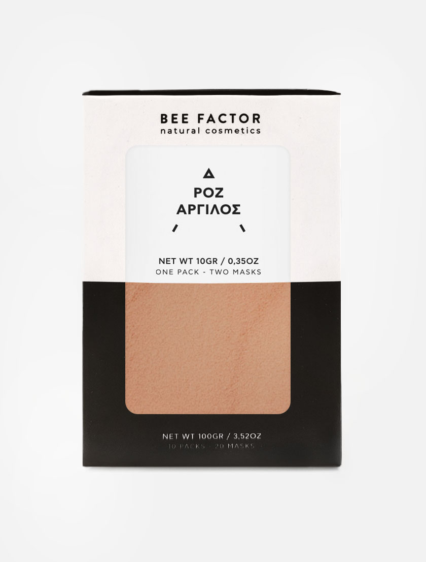 Bee Factor μάσκα προσώπου ροζ άργιλος 10g