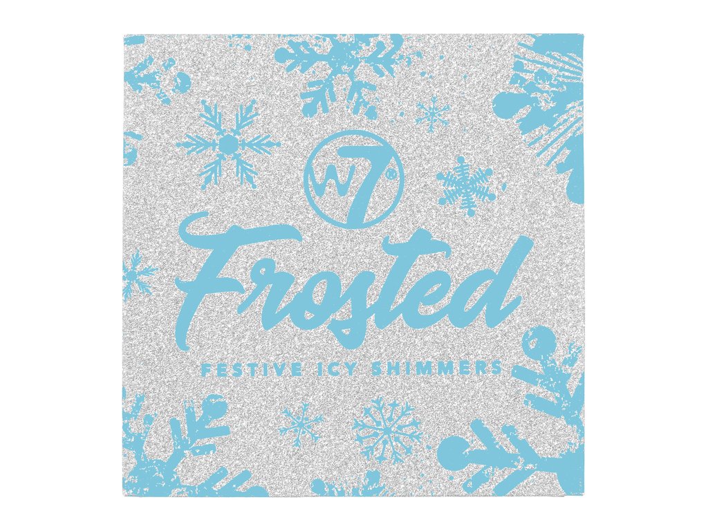 W7 frosted festive icy shimmers highlighters 10g