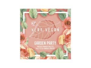 W7 very vegan garden party pressed pigment eye palette