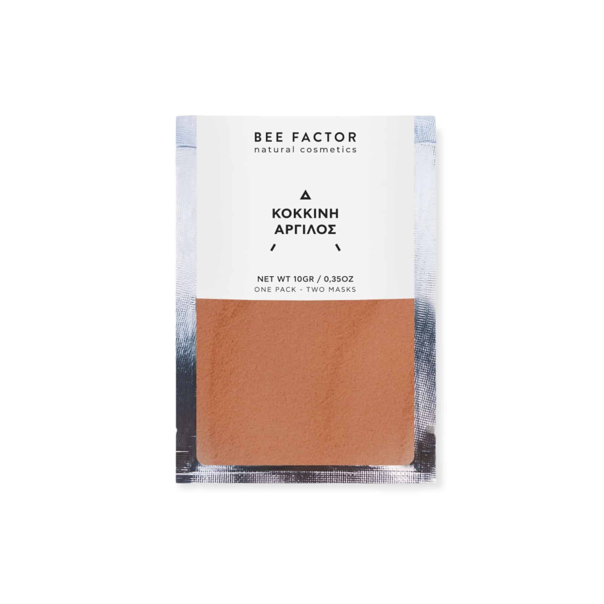 Bee Factor face mask red clay 10g