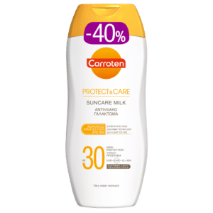 Carroten protect and care suncare milk αντηλιακό γαλάκτωμα SPF 30 200ml