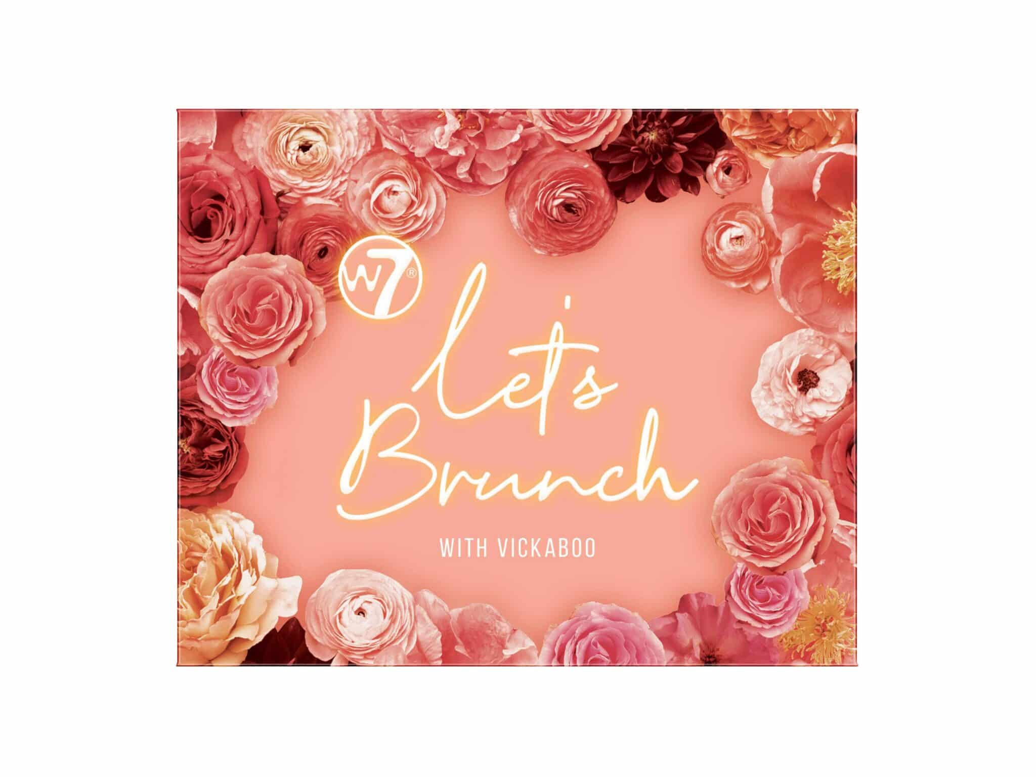 W7 let's brunch with vickaboo pressed pigment eye palette
