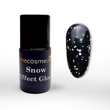 Mecosmeo top coat χωρίς κολλώδη snow effect gloss 15ml