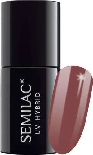 Semilac ημιμόνιμο βερνίκι berry nude 005 7ml