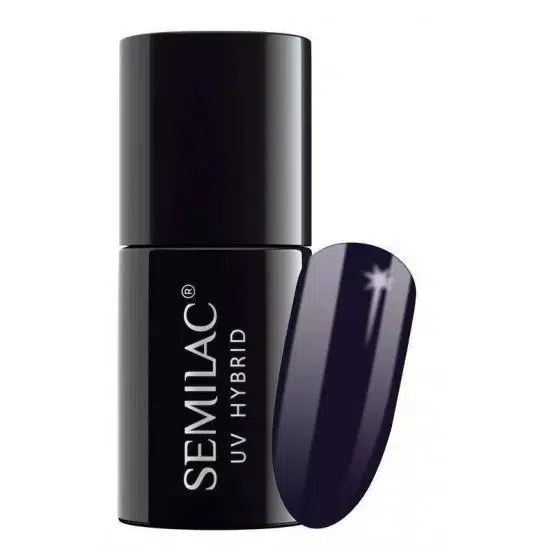 Semilac ημιμόνιμο βερνίκι black plum 089 7ml