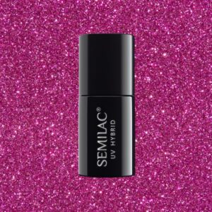 Semilac 258 Ημιμόνιμο βερνίκι Platinum Intense Pink 7ml