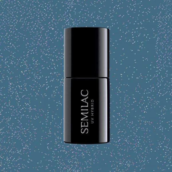 Semilac 324 Ημιμόνιμο βερνίκι Sea Blue Shimmer 7ml