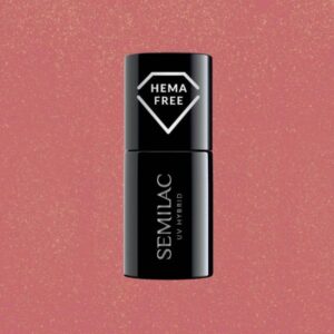 Semilac 378 Ημιμόνιμο βερνίκι HEMA FREE Shimmer Stone Amber 7 ml