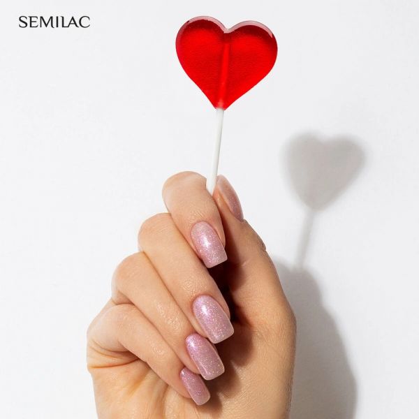 Semilac 390 Ημιμόνιμο βερνίκι Spark of Bare Love 7ml