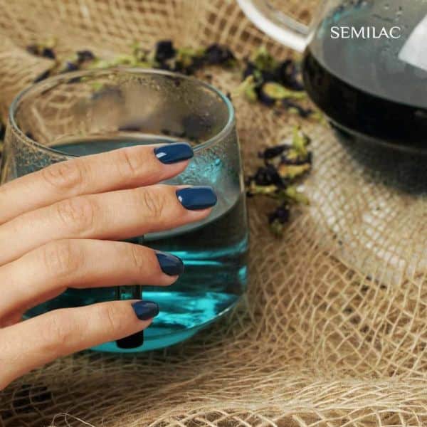 Semilac 406 Ημιμόνιμο βερνίκι Blue Tea 7ml