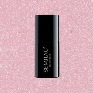 Semilac 805 Ημιμόνιμο βερνίκι Extend 5in1 Glitter Dirty Nude Rose 7ml
