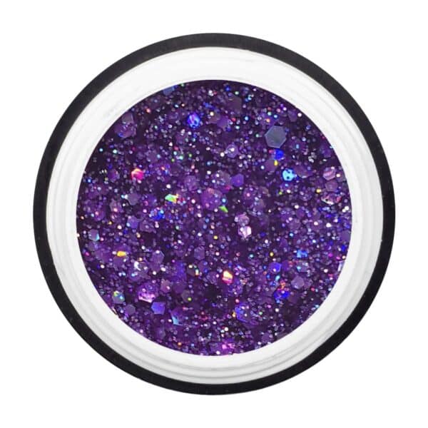 Mecosmeo Color Gel Hologlitter Purple 5ml
