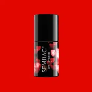 Semilac ημιμόνιμο βερνίκι valentine neon red 317 7ml