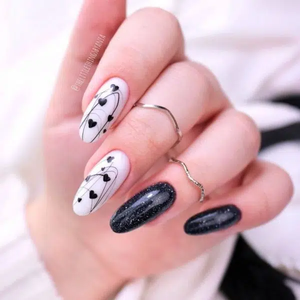 Semilac 394 Ημιμόνιμο βερνίκι Sparkling Midnight Date 7ml