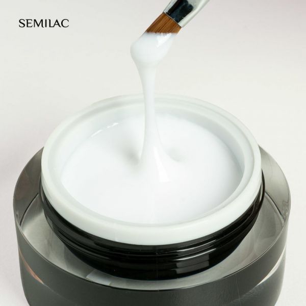 Semilac Gel Χτισίματος French Gel White 15ml